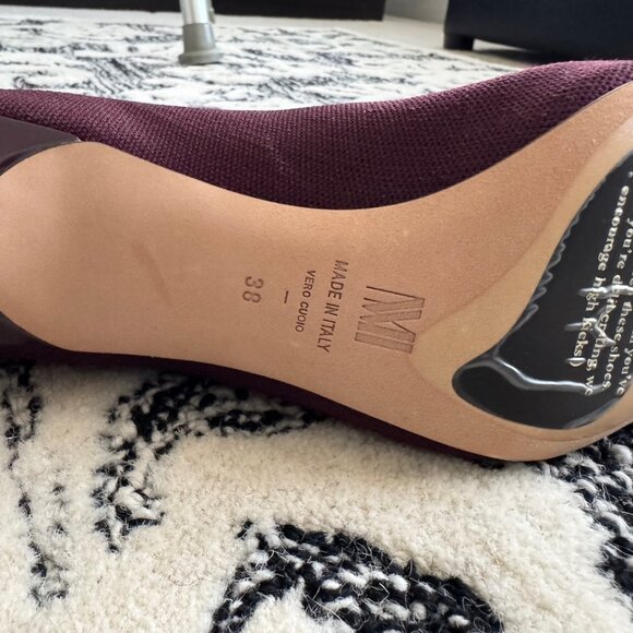MM LaFleur Lana Stretch Boots Dark Red Burgundy Size 38, 7.5 or 8 Brand New Mint - Picture 5 of 6